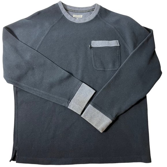 Duluth Trading Company Other - Duluth Trading Co Men's Dark Blue Long Sleeve Sweatshirt w Fishing Rod Loop Med